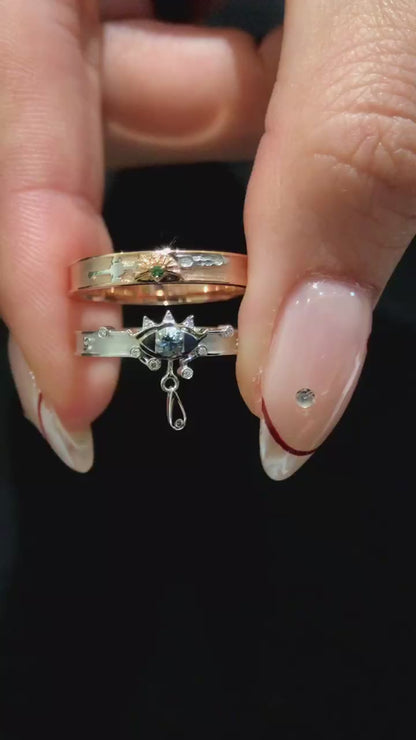 Hika's Eye wedding ring